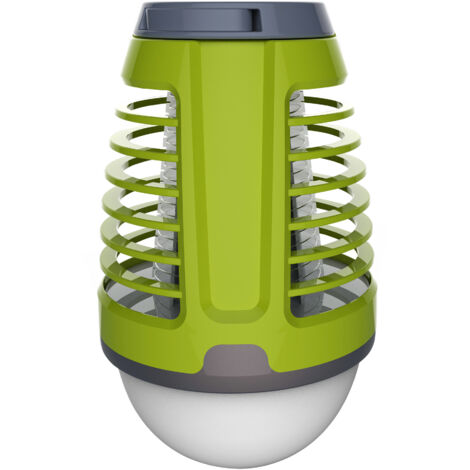 WIEDERAUFLADBARE MÜCKENABWEISENDE CAMPING-LATERNE 3W+2W - 47374 (1/2)