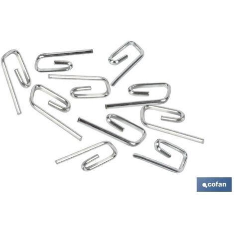 Blister mit 10 verzinkten Haken für Vorhänge