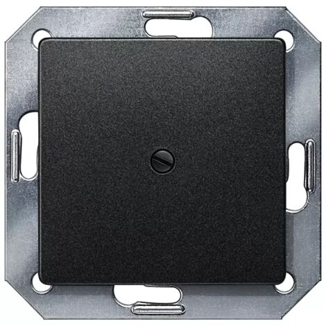 Blindplatte 55 x 55 mm in Metallic-Carbon Siemens Delta MIRO 5TG1220 (1/2)
