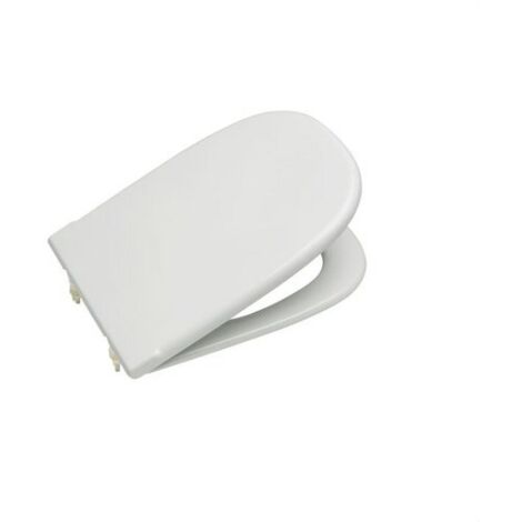 Roca Victoria Weißer Toilettensitz mit Nylonscharnieren A801B6600B – Roca