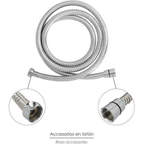 Brauseschlauch Edelstahl 80cm - Flexibler Duschschlauch In Roségold