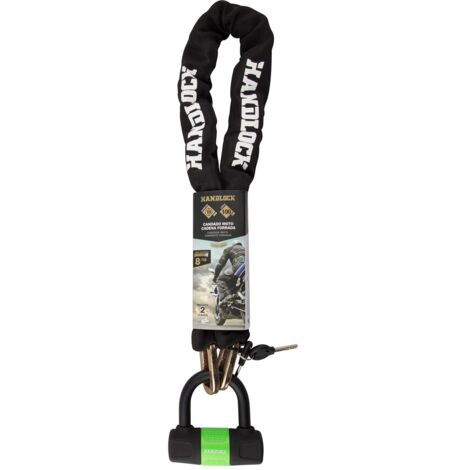 Antivol Pour Guidon Moto/scooter - Verrou De Direction Avec Cadenas - Noir Universel