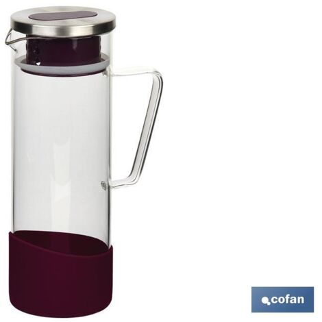 Jarra borosilicato modelo tropical violeta 1300ml