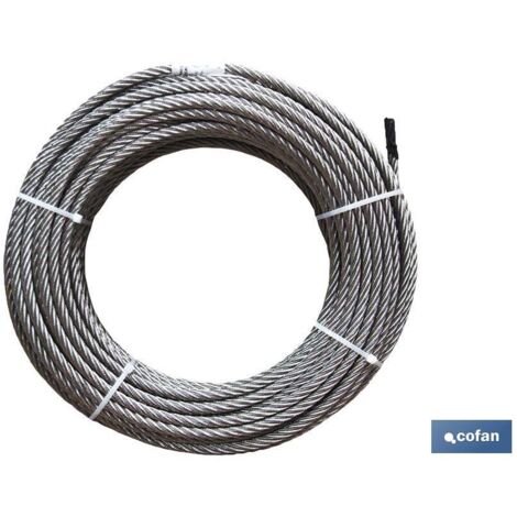 Verzinkte Kabelrolle 50M 6mm D-1770 6x7+1