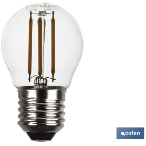 Sphärische LED-Glühlampe E27 4 W 470 lm 2700 K (1/2)