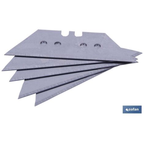 Packung mit 5 Trapezklingen 60 mm