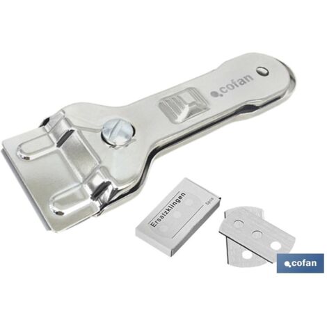 INOX-Glaskeramikschaber. Sena-Modell 13,5 x 4,5 cm