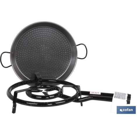 Kit paellera 42cm+quemador 40cm