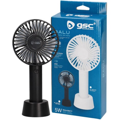 Uonguon Wandventilator USB-aufladbar | 3000mAh Akku Mit Saugnapf Für Wandmontage