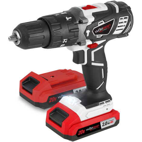 Worgrip Bohrhammer 20 V, 2 Batterien 2,0 Ah (1/2)