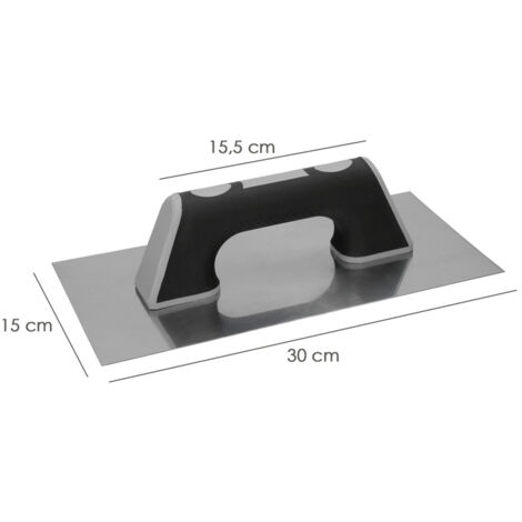 Marshalltown Gezahnte Kelle V-3x3x1,5 Mm - Fliesenkelle Mit Soft Griff 279x114mm