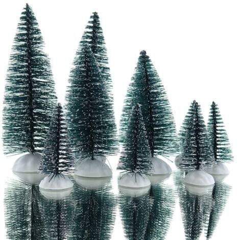Sets mit 10 LUMINEO grünen Kiefern aus Kunststoff – Grün (1/2)