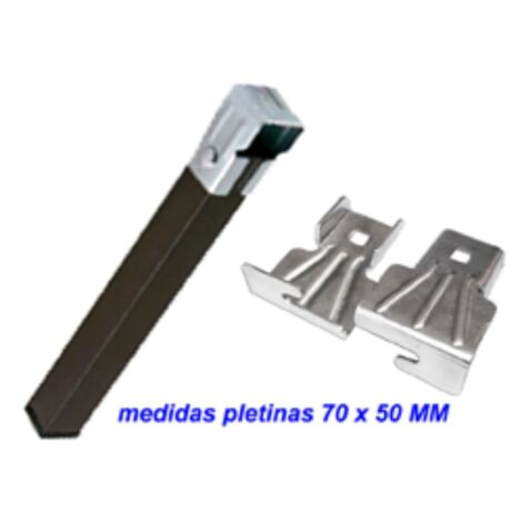 Beine für Bettgestell 35x35 schwarz, Höhe 25 cm, Set 39002