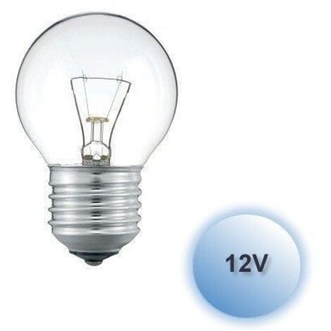 Klare kugelförmige Glühlampe 60 W E27 12 V