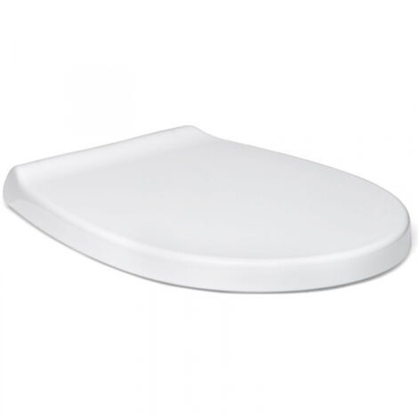 Weißer Toilettensitzbezug mit progressivem Verschluss Optima Tatay (1/3)