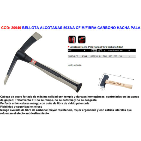 Bellota Alcotana Axt 5932/A CF mit Kohlefaser 500 g 330x39