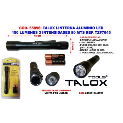 USAG LED-Taschenlampe Aus Aluminium – 680 Lumen, 3 Modi, Zoom-Funktion & Robust