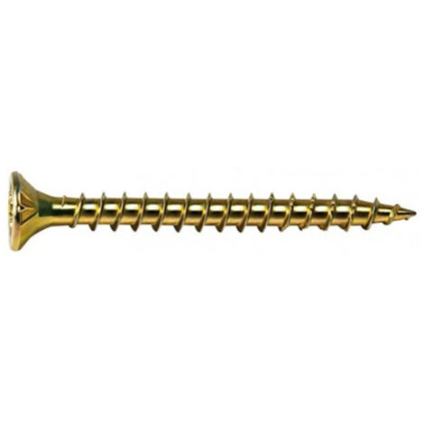 Schachtel mit 200 Plattenschrauben 3,5 x 25 mm, pozi bichromatiert (1/2)