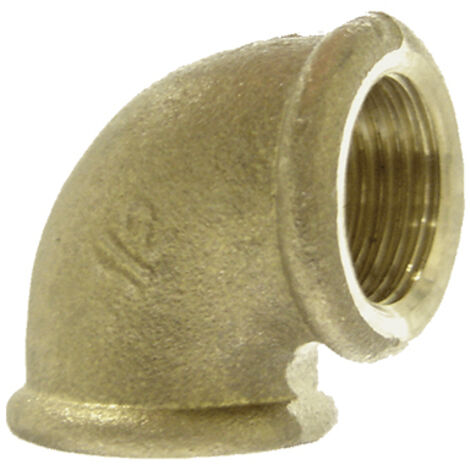 RIEGLER Winkelstück Messing 90° - G 3/8 Gewinde Innen/Innen 16 Bar