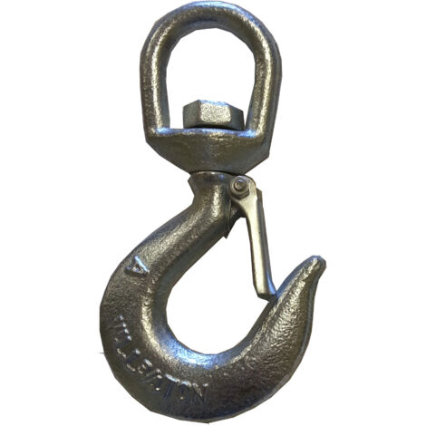 360° Drehbarer Greifhaken Edelstahl 304 - 1000kg SWL Mit Sicherheitsverriegelung