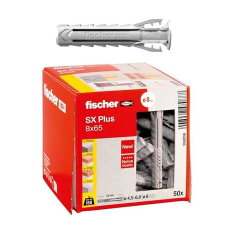 Fischer Tacos SXL Plus 8 Grau 8x65 24828-568108