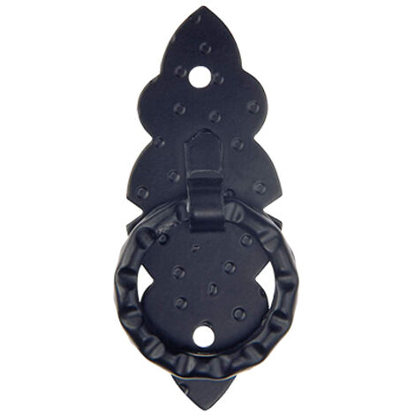 Vertikaler Ringzieher, schwarz, kastilisch, 80x28mm, 6126 amig (1/2)
