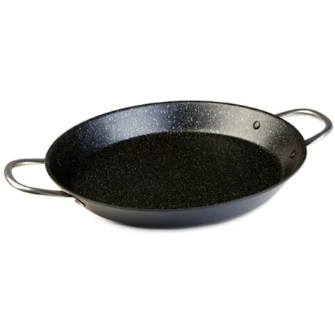 Paella-Pfanne 30cm Antihaft Karbonstahl - Ofenfest Für Alle Herdarten Inklusive Induktion