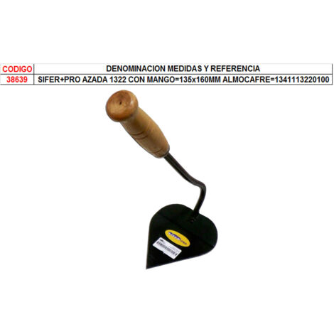 Alyco Hacke Mit Glasfaser-Griff - Leicht & Robust Für Gartenarbeit