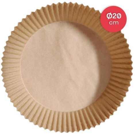 Rundes Heißluftfritteusenpapier Ø20cm (Packung mit 100 Stück) (1/3)