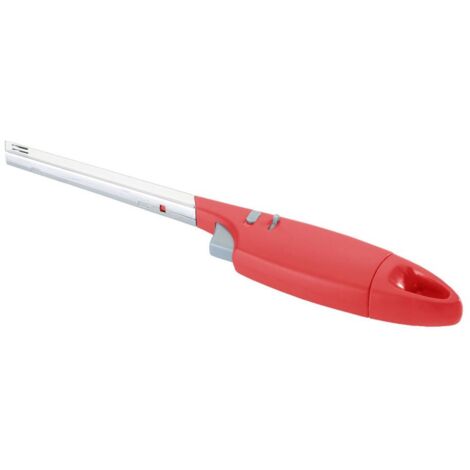 Presto Gasfeuerzeug mit einstellbarer Flamme und Sicherheitsverriegelung, rot