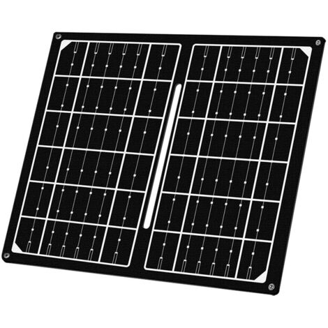 Faltbare Solarmodule (7W 1,5A 5V) IP65 mit USB-A-Ausgang und LED-Anzeige (1/4)
