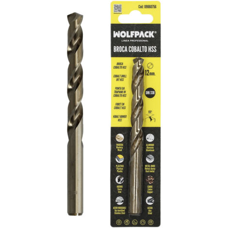 Bohrer wolfpack-linea-profesional hss cylindrical 12 mm Kobalt (1/5)