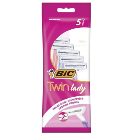 Einweg-Haarrasierer Twin Lady Pack 5 Einheiten (1/3)