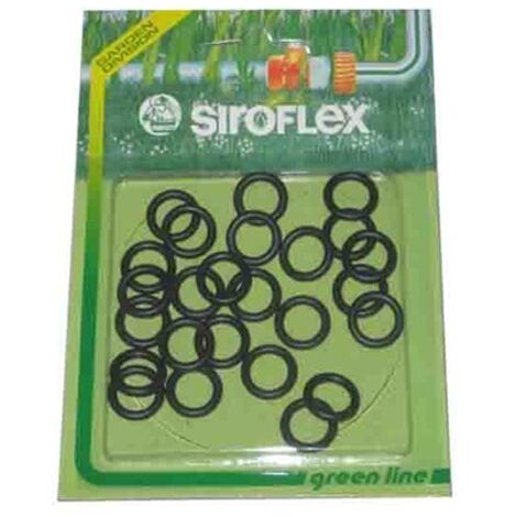 Blister mit 25 Gummi-O-Ringen (Ersatz-Schnellspülanschluss)