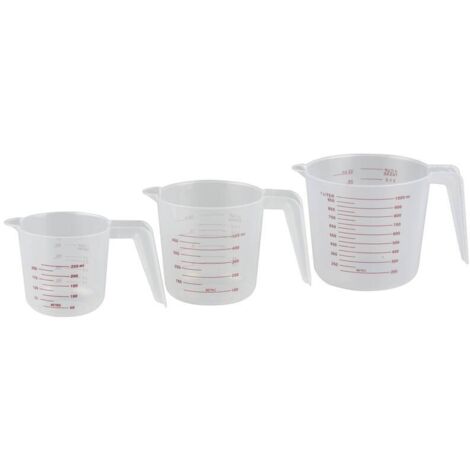 Set mit 3 Messbechern mit 250/500/1000 ml (1/3)