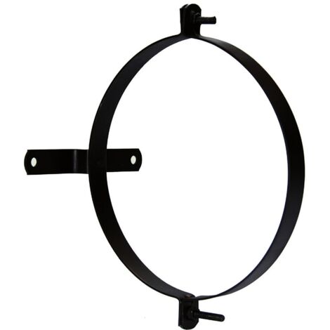 Schelle für vitrifiziertes Ofenrohr mit Halterung 200 mm. (2 Stück)