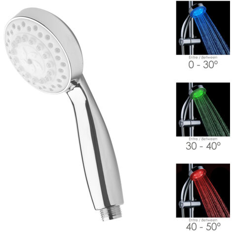 LED-Duschgriff-Temperaturanzeige Ø 11 cm. (1/2)