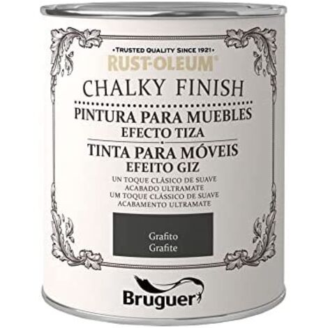 Rust-Oleum Chalky Finish Möbel Graphit 0,750L BRUGUER