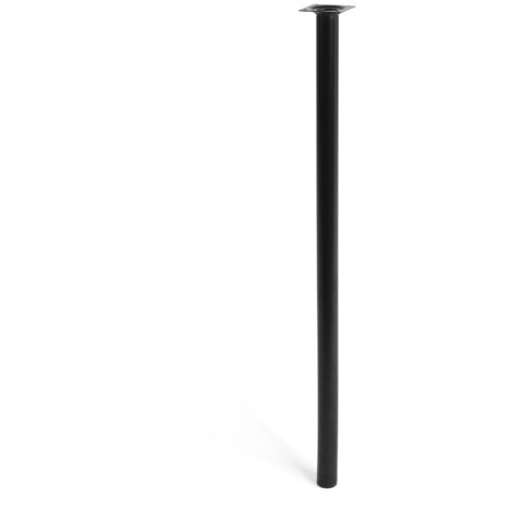 Zylindrisches Stahlbein in Schwarz, Mod. 401g. ø3x70cm 2-401g.700.03 REI (1/4)