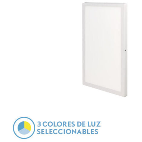 LED-Flächenleuchte Llano Oberfläche 36W 3000-6500K Weiß 30x60cm (1/2)