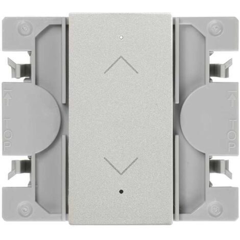 SIMON 270 IO-Blindschalter mit schmalem Aluminiumknopf 21001333-093 (1/4)