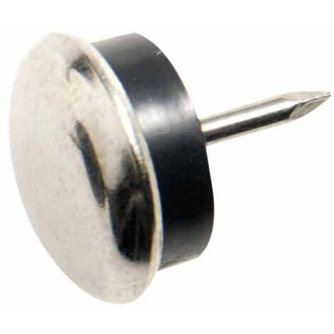 Durchsichtiger Gummischieber aus Metall Ø20 (Blister mit 8 Stück) (1/2)