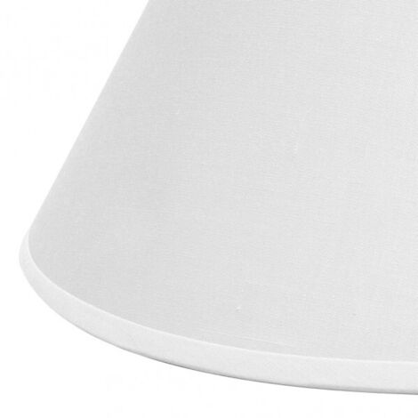 FABRILAMP - FAB 157323001 | Ecran Clair E27 Blanc 30dx15dx20h Conique