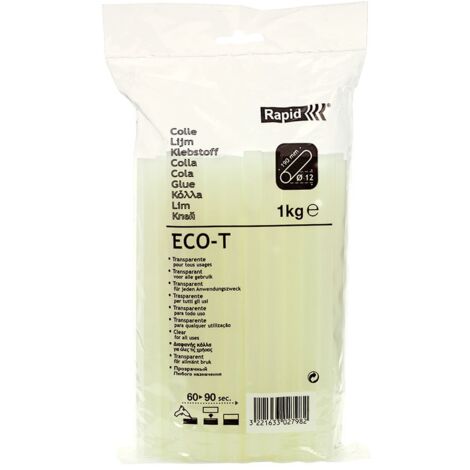 Kleber 1kg Eco T Ø12x190mm Transparent 40302798 Rapid