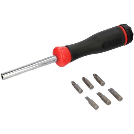 Magnetischer Schraubendreher mit 6 Spitzen (1/4)