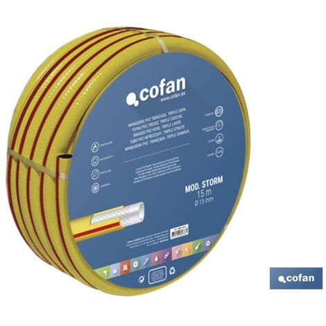 PVC-Schlauch Storm 3c Modell geflochten Ø15x50 M (1/3)