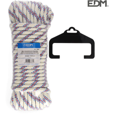 Strang EDM 20 m Polyester-Fall High Tend Tricolor Stärke 10 mm