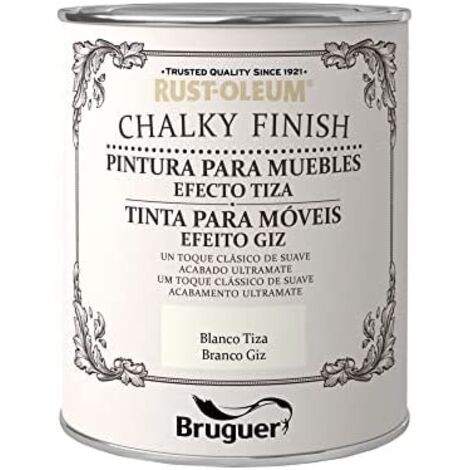 Rust-Oleum Chalky Finish Möbelkreide Weiß 0,125 l BRUGUER