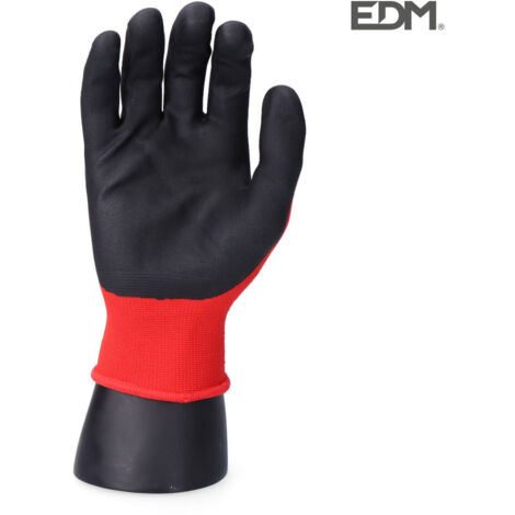 Handschuh für die mechanische Industrie mit Nylon/Lycra-Nitrilbeschichtung, geeignet für Touchscreen-EDM der Größe 7 (1/2)
