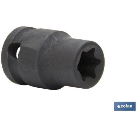 Kraft-Stecknuss 3/8 Torx E-14